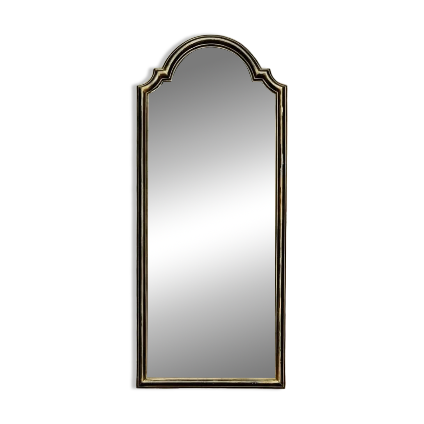 Antique pediment mirror