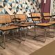 Set of 6 armchairs Marcel Breuer b64 vintage made in italy