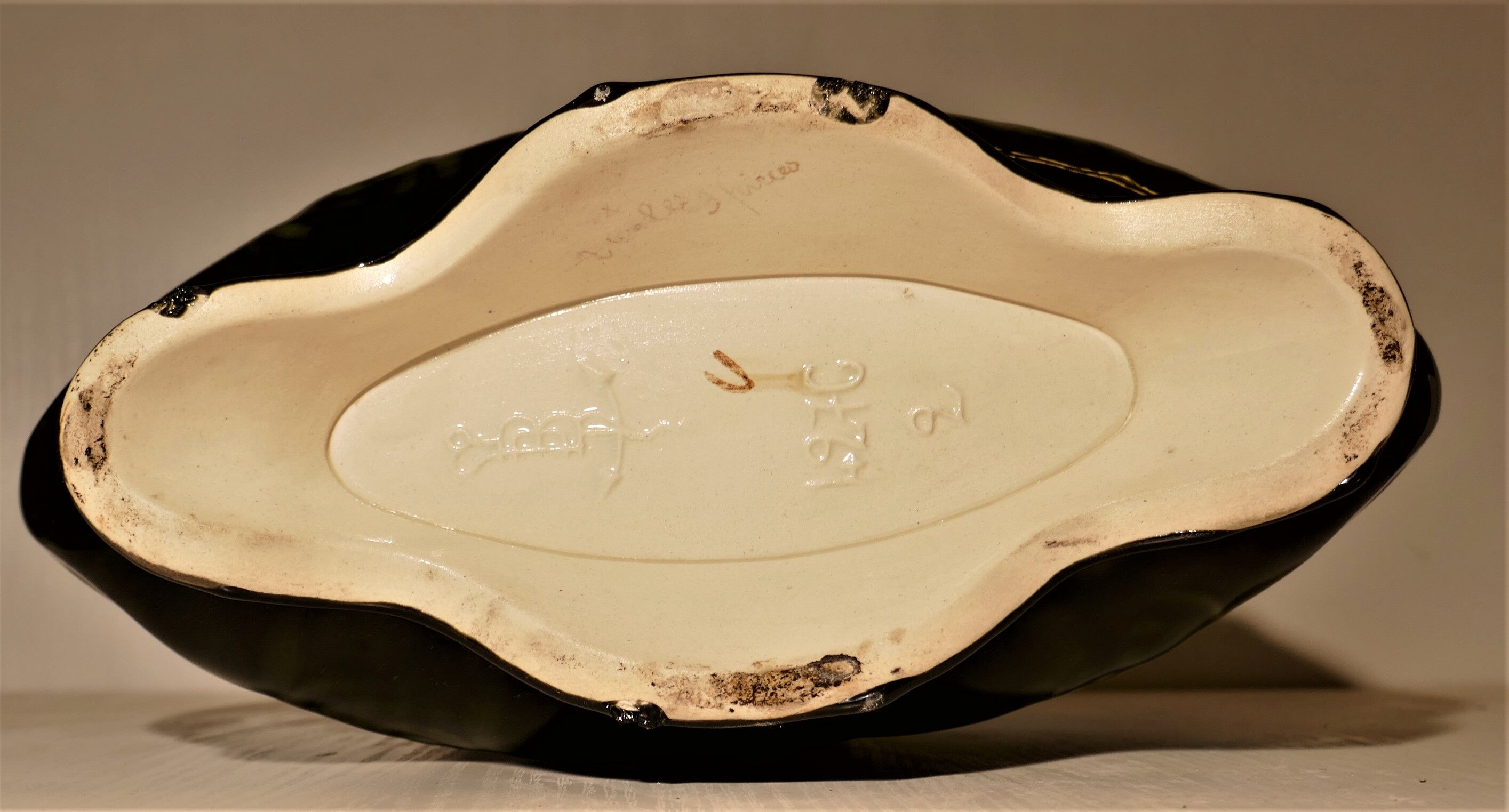 Art Nouveau dabbling planter