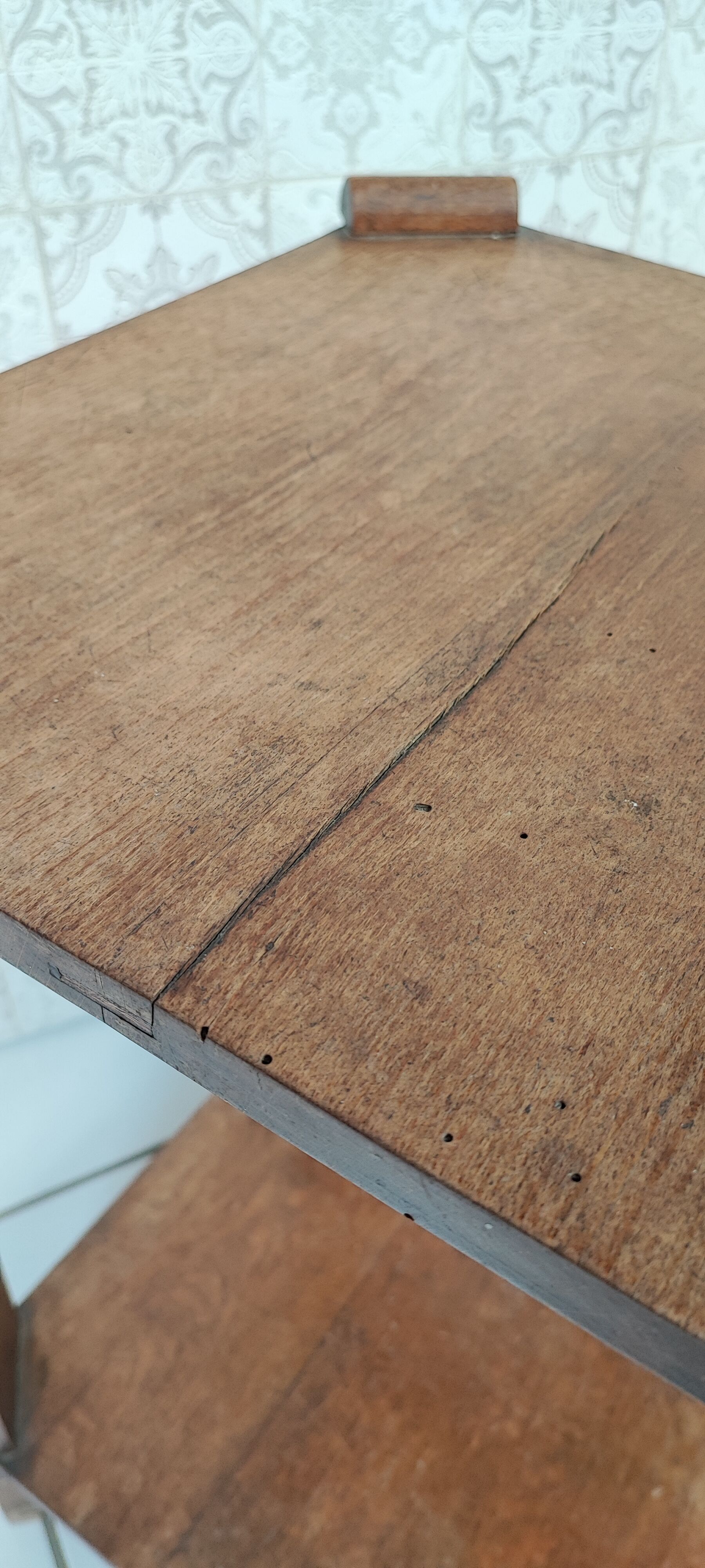 Pedestal table art deco side cabinet