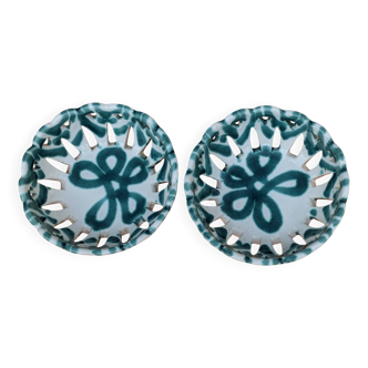 Openwork ceramic bowls Gmundner keramik