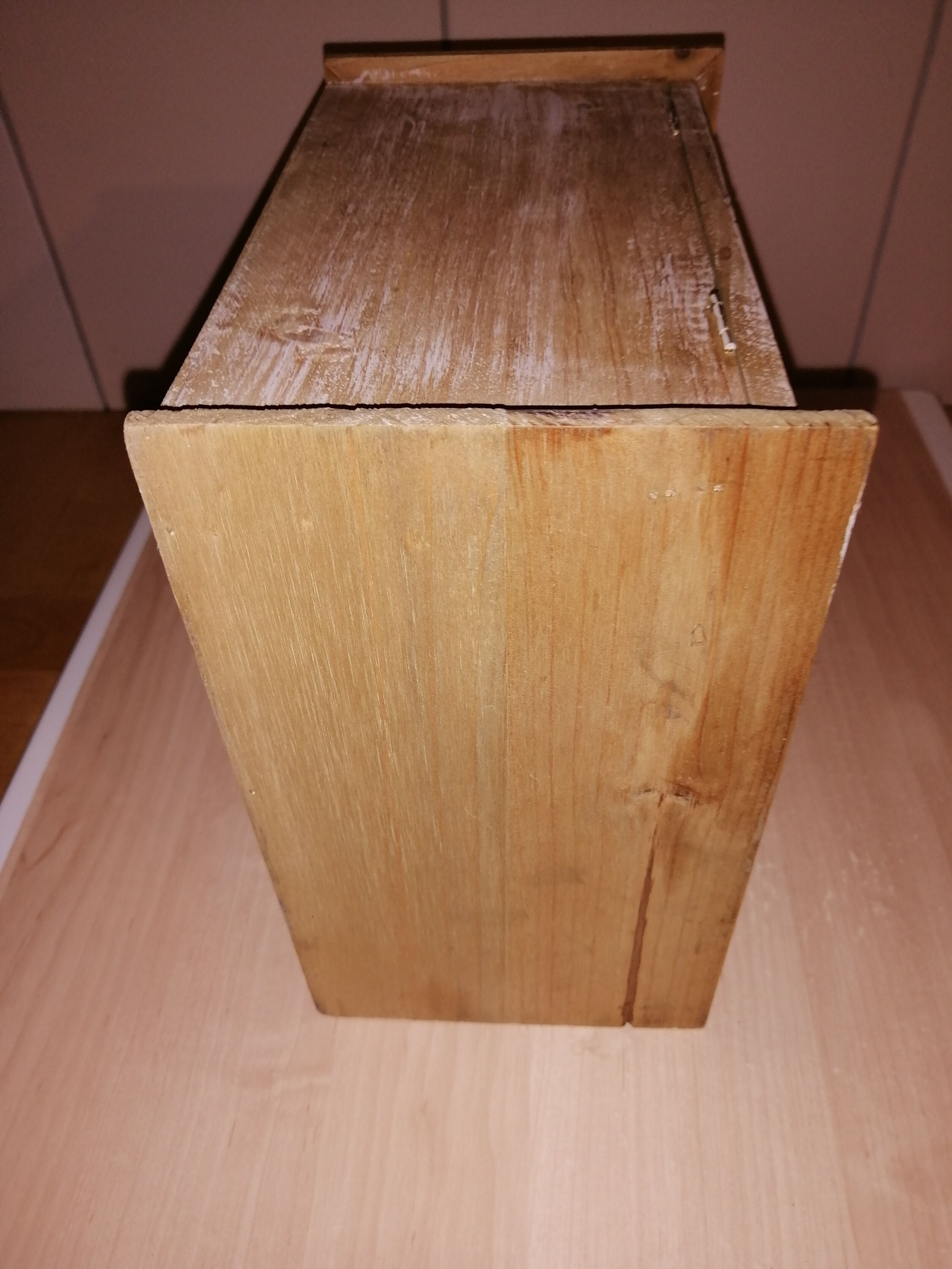 Wooden egg box