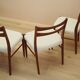 Set of six teak chairs, Danish design, 1960s, made in Denmark