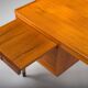 Scandinavian modern teak writing desk attributed to H. Brockmann Petersen for Poul M. Jessen, 1960s