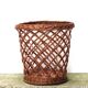 Wicker wastepaper basket, 1970s