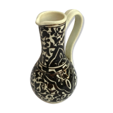 Former beige cracked ceramic pitcher