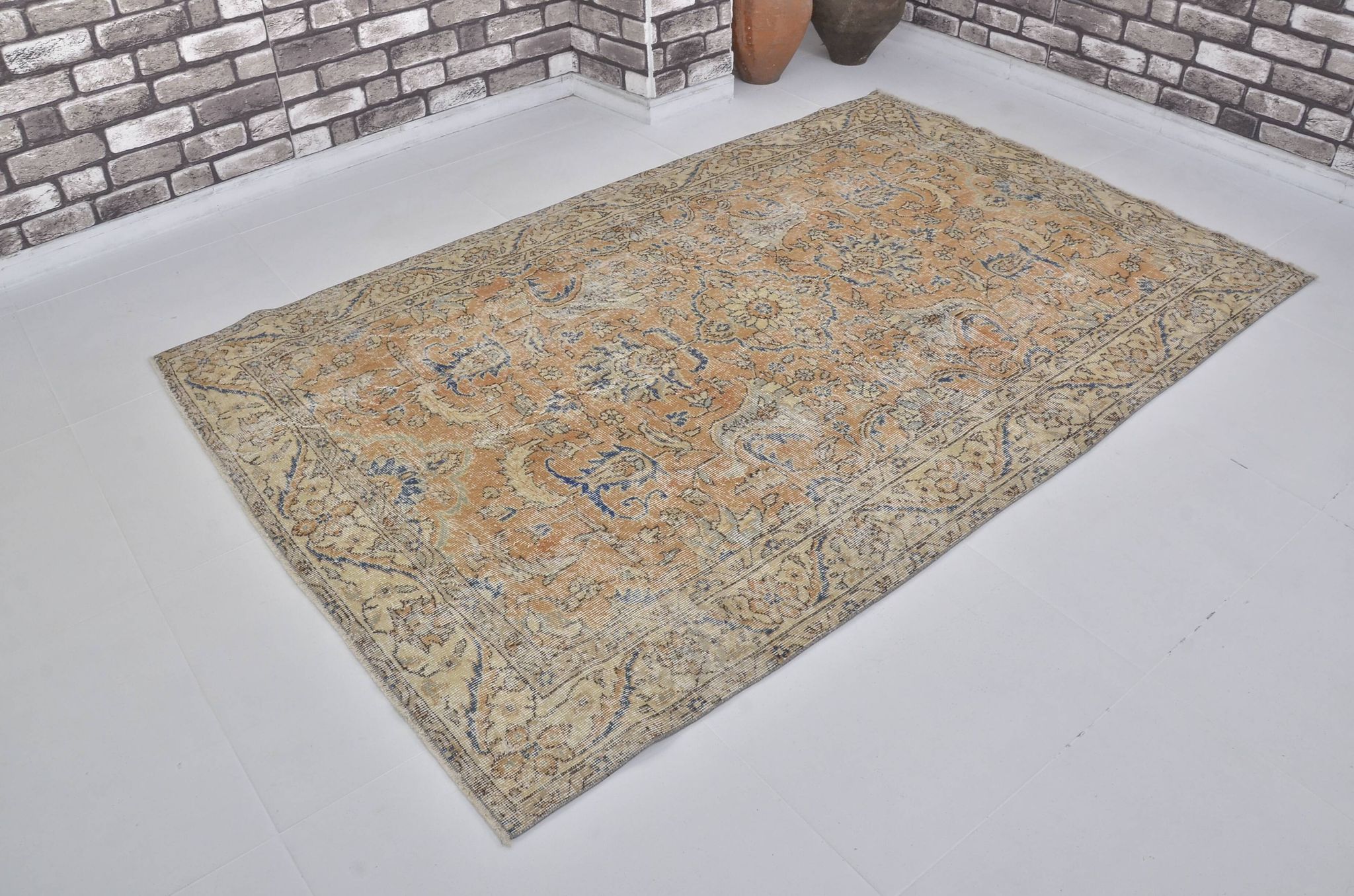 Tapis d'aire vintage bohème sku 1348