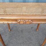 Banquette de piano 6 pieds cannee ancienne style louis xvi vintage