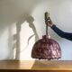 Vintage pink capiz shell chandelier/pendant lighting