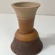 Vintage Scandinavian stoneware chalice cup, Höganäs style, 1960s.