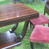 1920 table in amaranth veneer