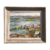 Painting signed G.Dioux