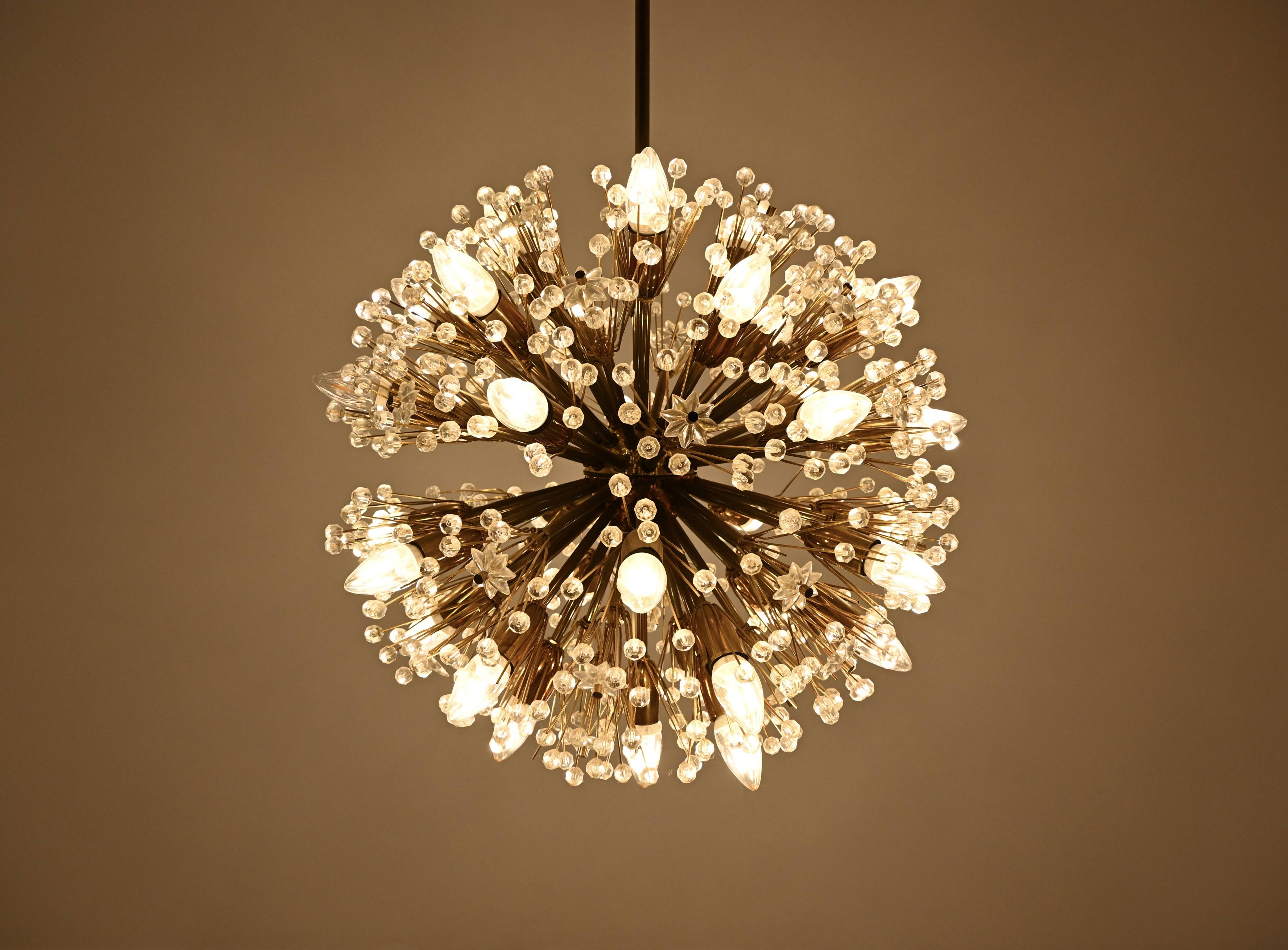 Chandelier by Emil Stejnar for Rupert Nikoll, 1950s