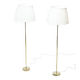 Pair of brass floor lamps by ASEA Belysning, Sweden, 1950s