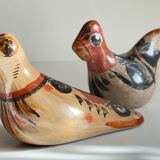 Couple BIRDS Handmade Ceramics MEXICO