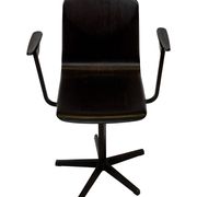 Vintage Galvanitas Pagholz school chair work with armrests dutch design