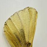 Set of 2 Sölken leuchten Murano glass shell wall lamps , 1970s