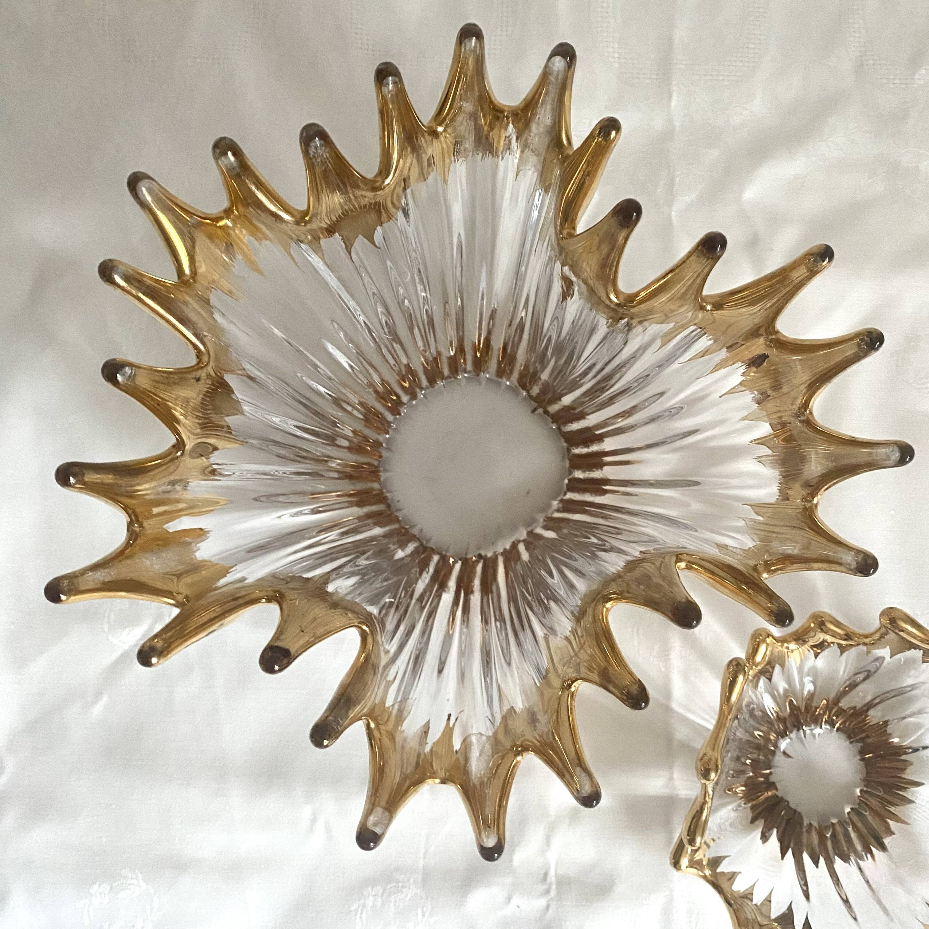 Bayel crystal cups from the 50s and 60s