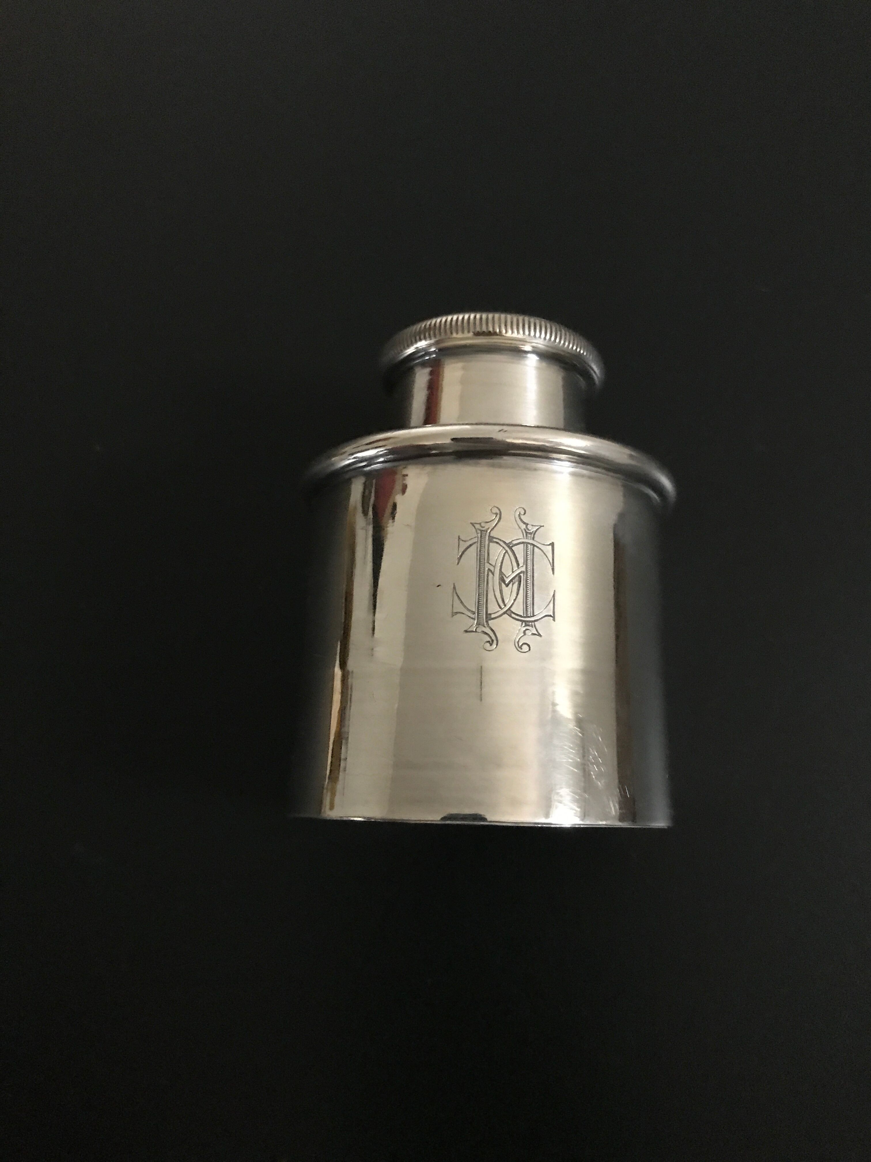 Christofle silver metal pot