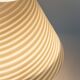 Lampe de table champignon en verre par Peill & Putzler, Allemagne, années 1970