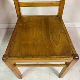 Pair of Elf wooden bistro chairs 1960