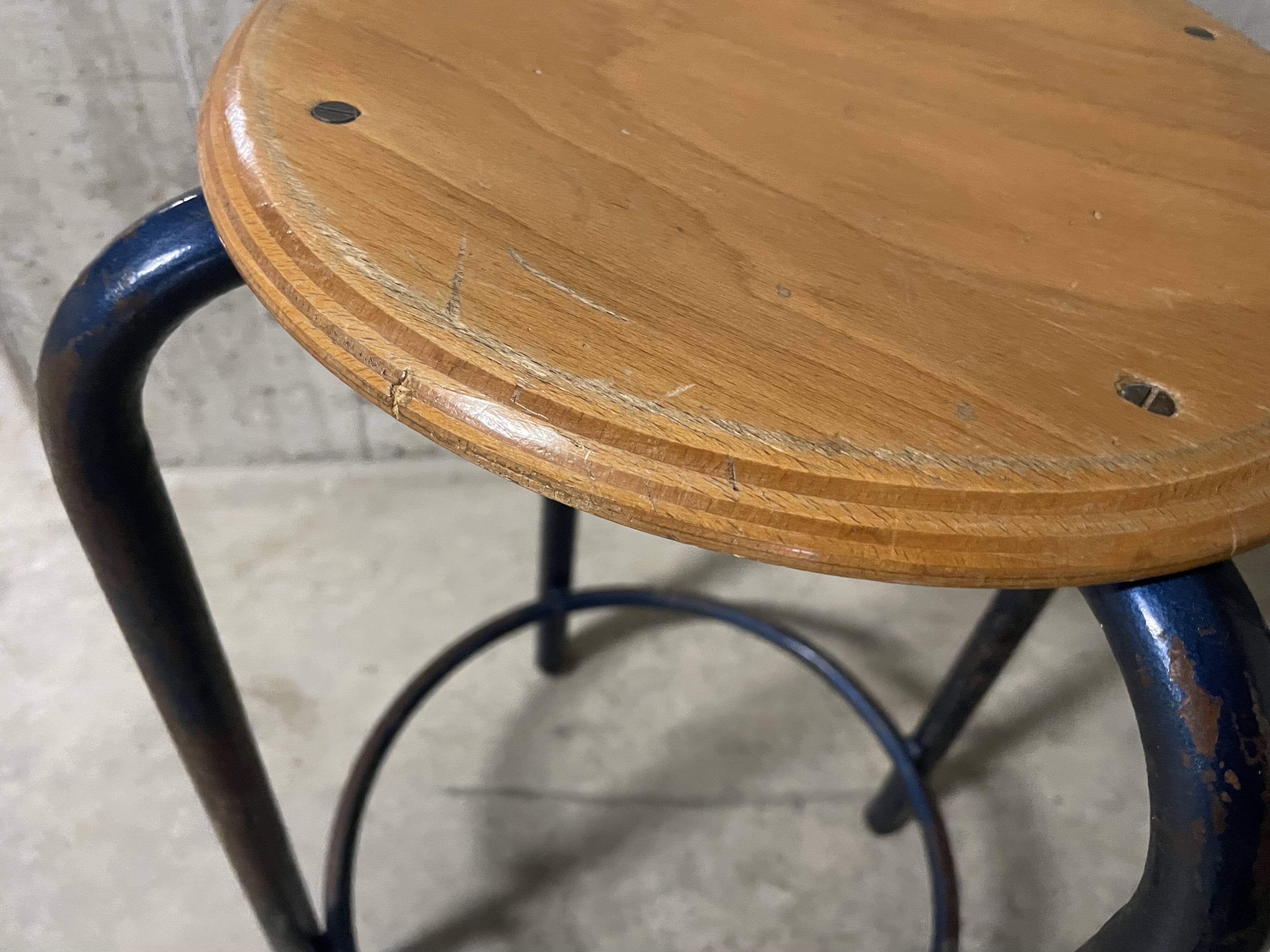 1960s industrial stool