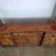 Walnut 4-door lion head sideboard