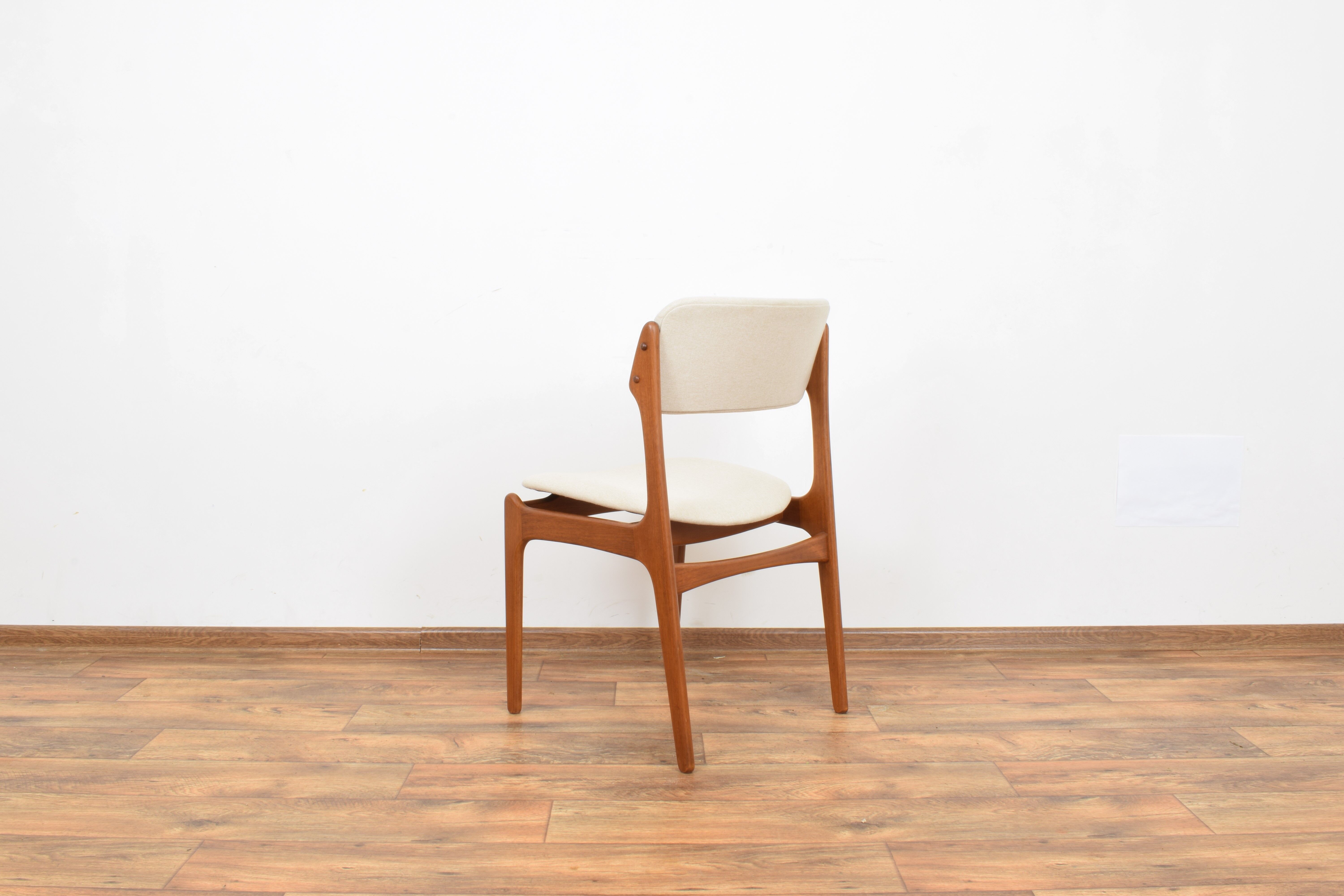Mid-Century Danish Teak Dining Chairs by Erik Buch for O.D. Møbler, 1960s, Set of 4
