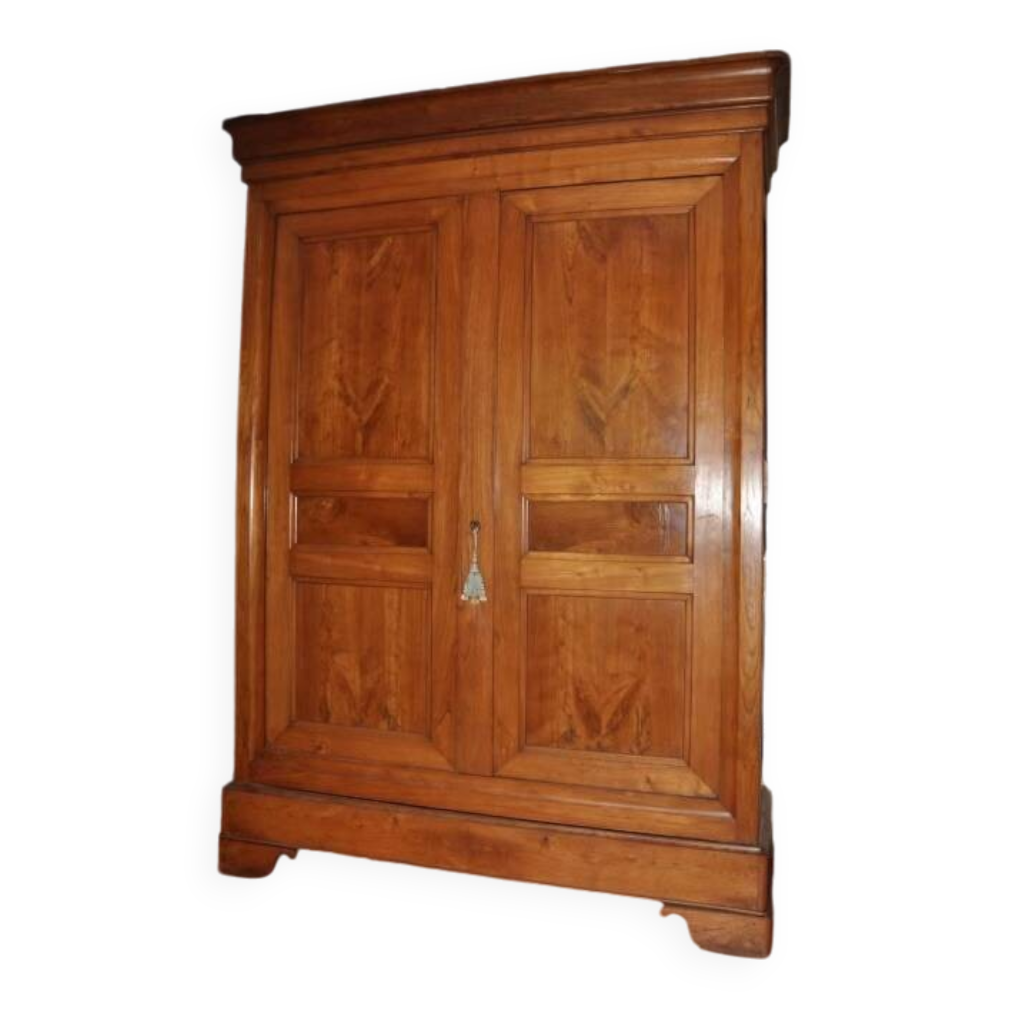 Antique solid oak wardrobe