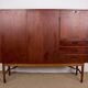 Danish Teak Highboard by Kurt Ostervig for Randers Mobelfabrik 1960.