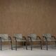 Vintage A 320 Armchair by Wulf Schneider & Ulrich Boehme for Thonet 1980’s in Myth Velvet (set of 4)