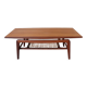 Table basse scandinave en teck édition Samcom 1960