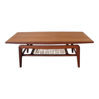 Scandinavian teak coffee table Samcom 1960 edition