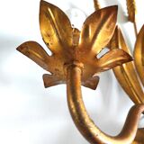 Pair of wall lights with ears of wheat decor