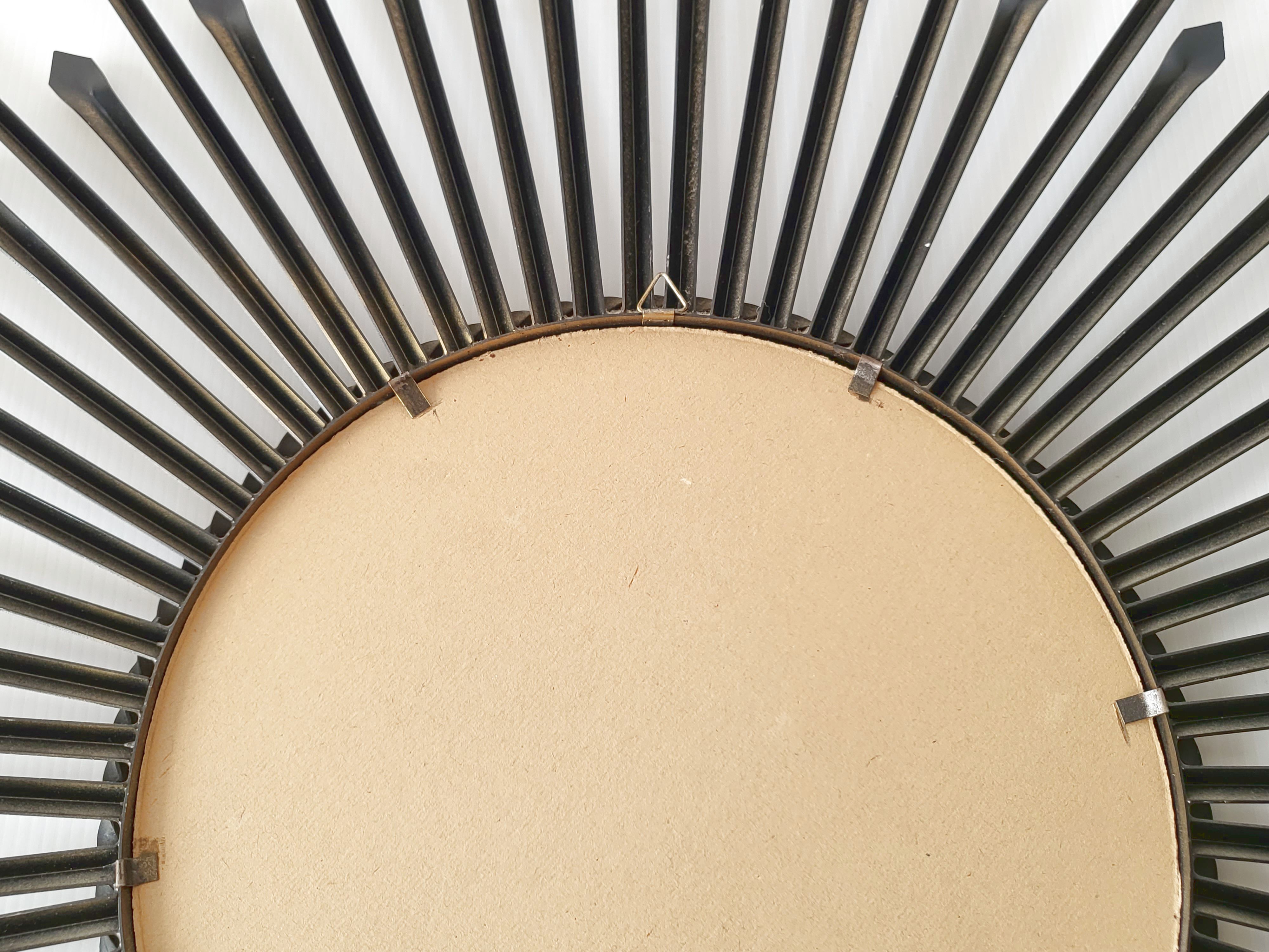 Vintage Chaty Vallauris sun mirror 1960