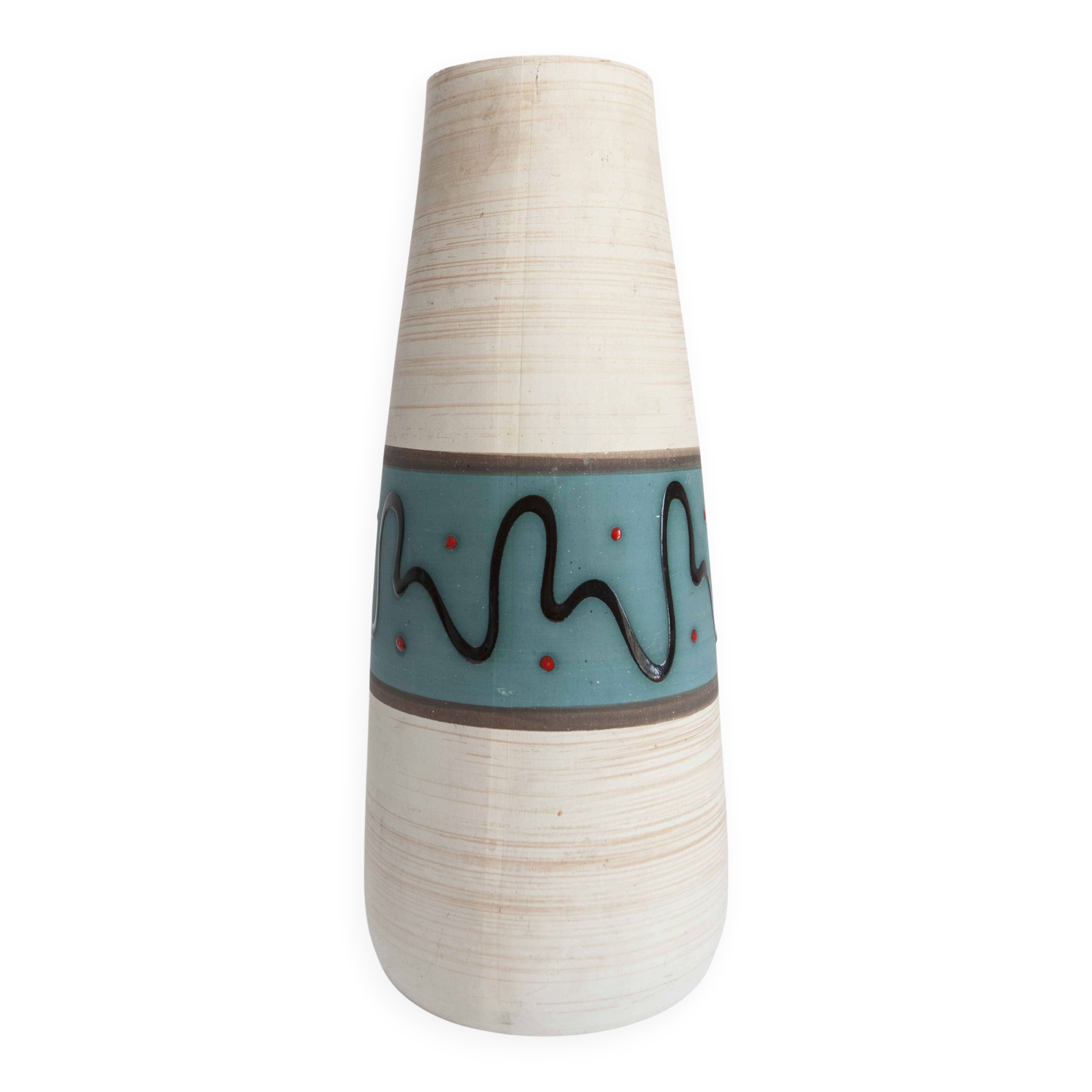 Grand vase West germany 1950 34cm en céramique