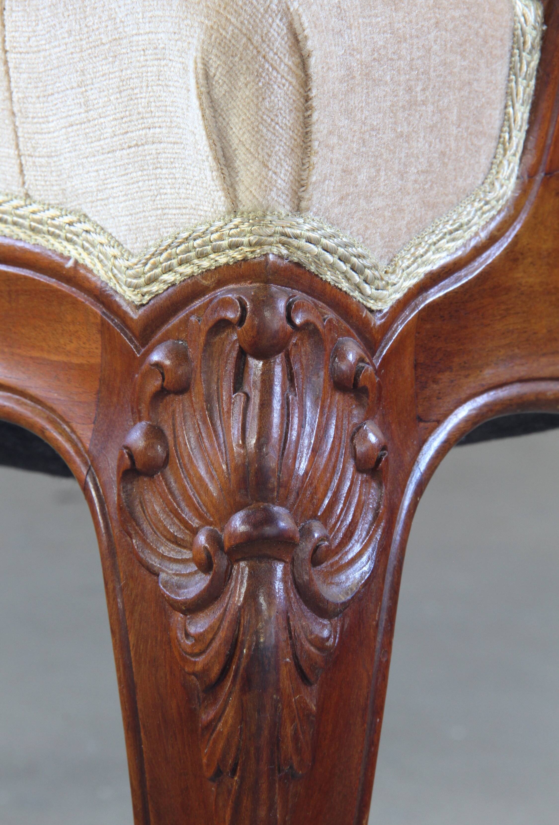 Antique Louis XV style 19th century Sofa, French