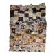 Colorful Boucherouite Berber rug - 129 x 160 cm