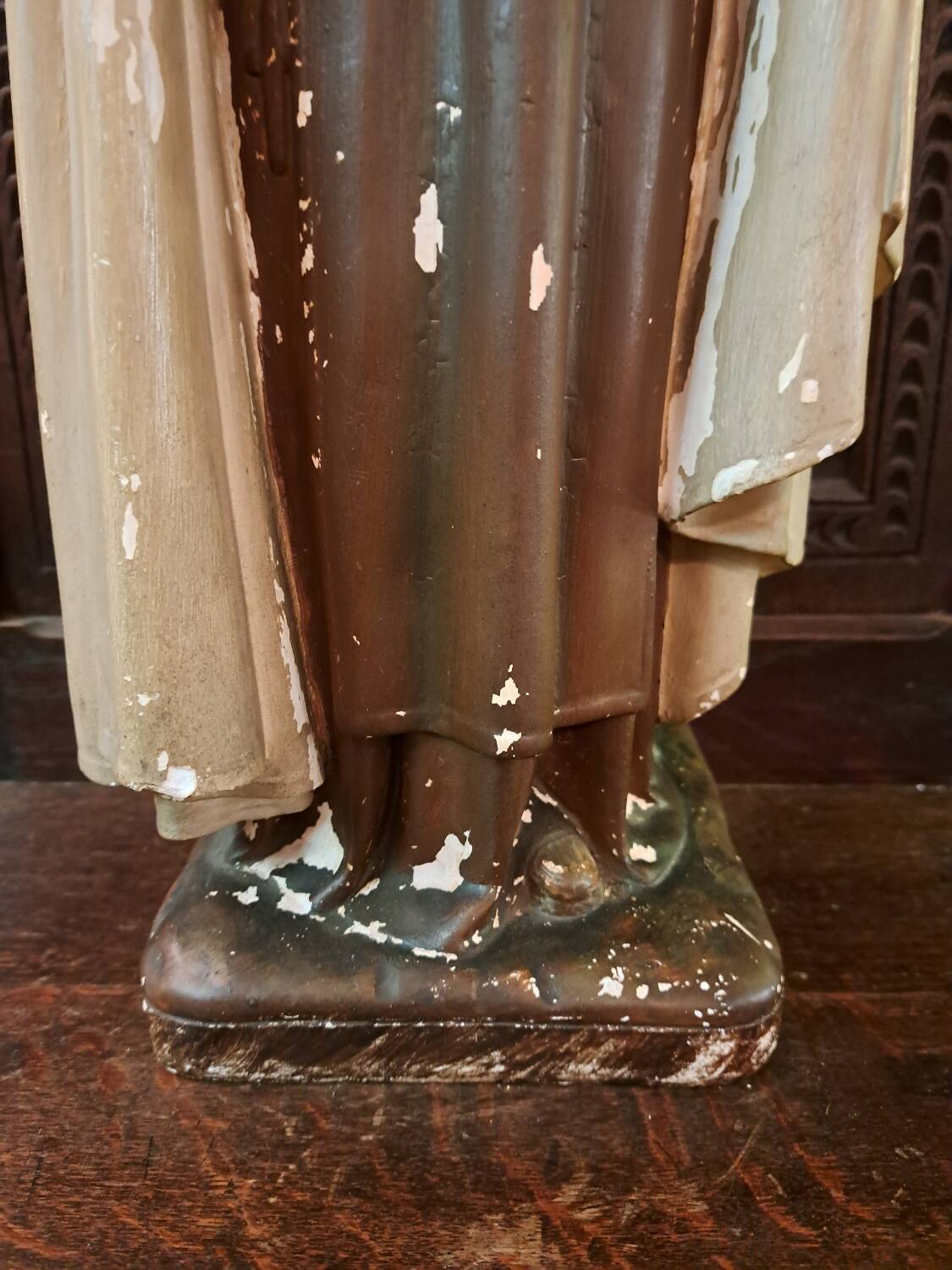 Statue of Saint Theresa signed M. Bernard