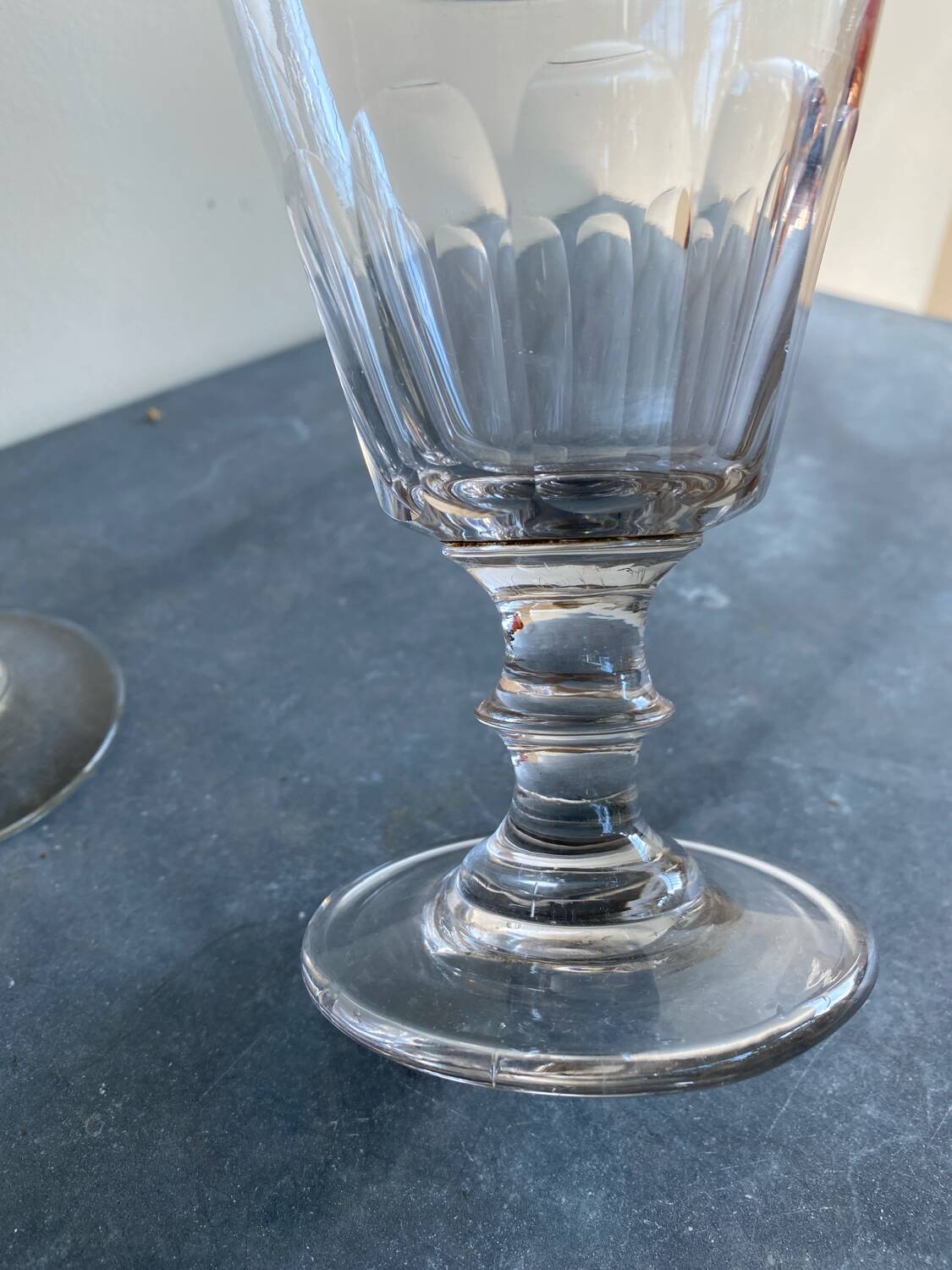Antique faceted glasses