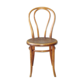 Chaise bistrot Thonet assise bois n°18 art nouveau