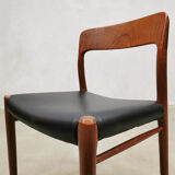 Midcentury design dining chairs Niels Moller Møbelfabrik