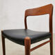 Chaises à manger design du milieu du siècle Niels Moller Møbelfabrik