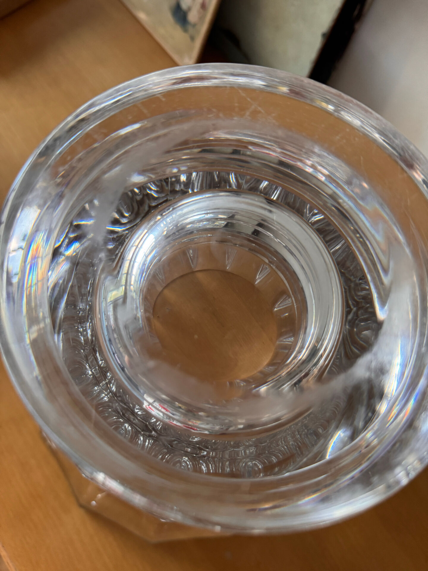 Large Baccarat crystal vase
