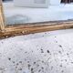 Rectangular golden mirror moldings plant motifs nineteenth H: 130cm