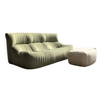 100% Originele Ligne Roset Aralia 3zit (en poef) M. Ducaroy