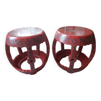 Pair of stools, two stools