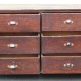 Pine haberdashery 6 x drawer chest drawers ,