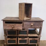 Industrial chest of drawers