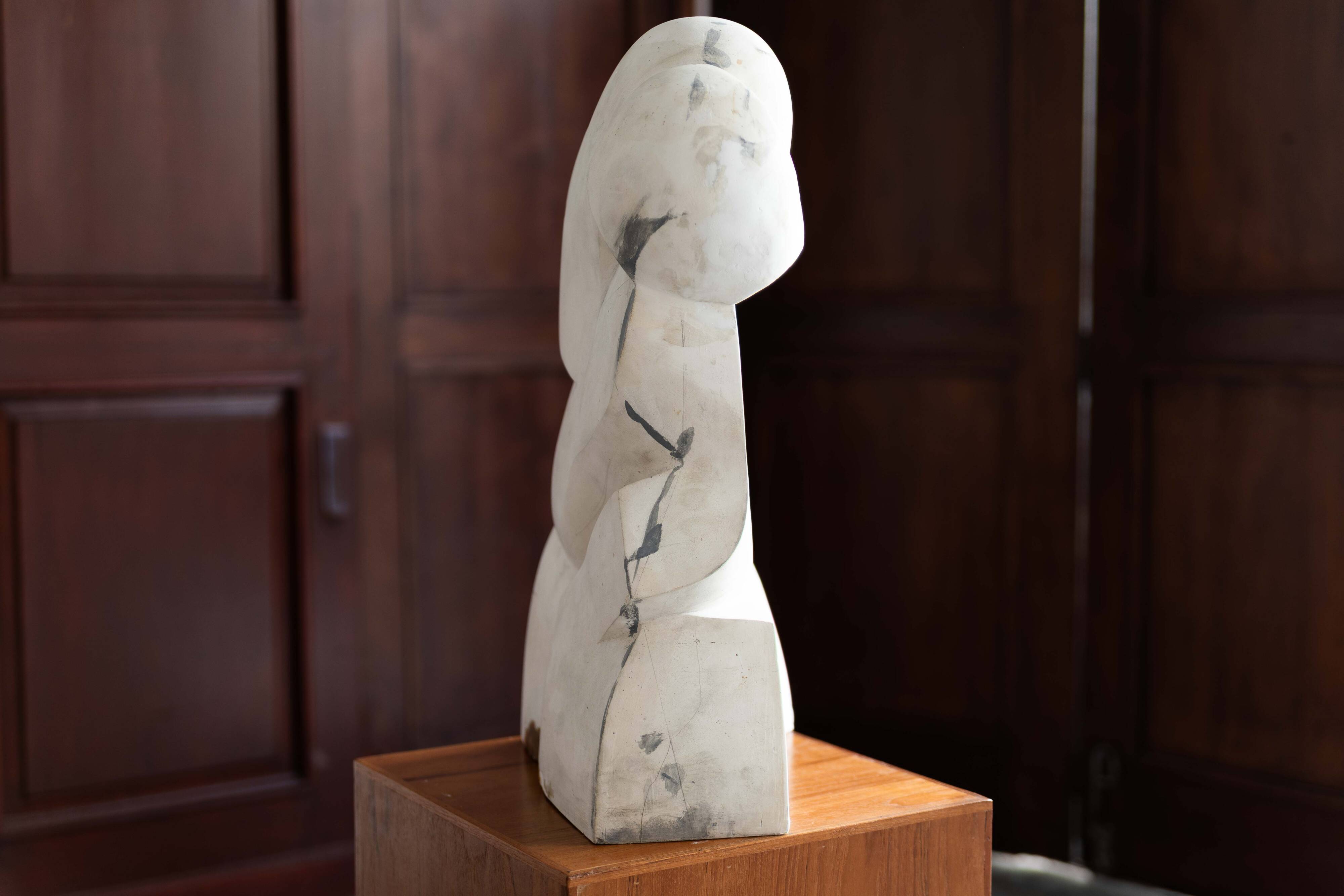 Sculpture 'Then and now' by Pol Spilliaert, Belgium, 2001-2003